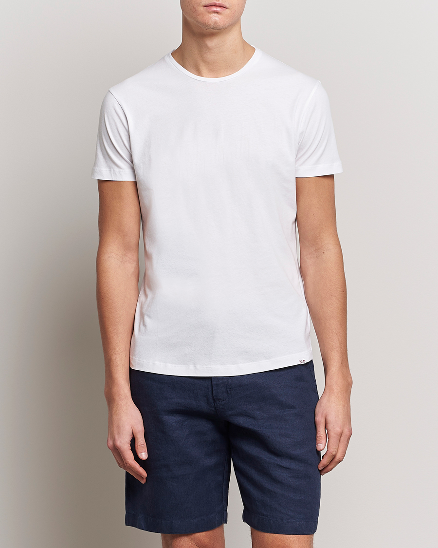 Men | T-Shirts | Orlebar Brown | OB Crew Neck Tee White