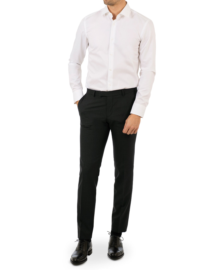 Men | Shirts | BOSS BLACK | BOSS Jenno Slim Fit Shirt White