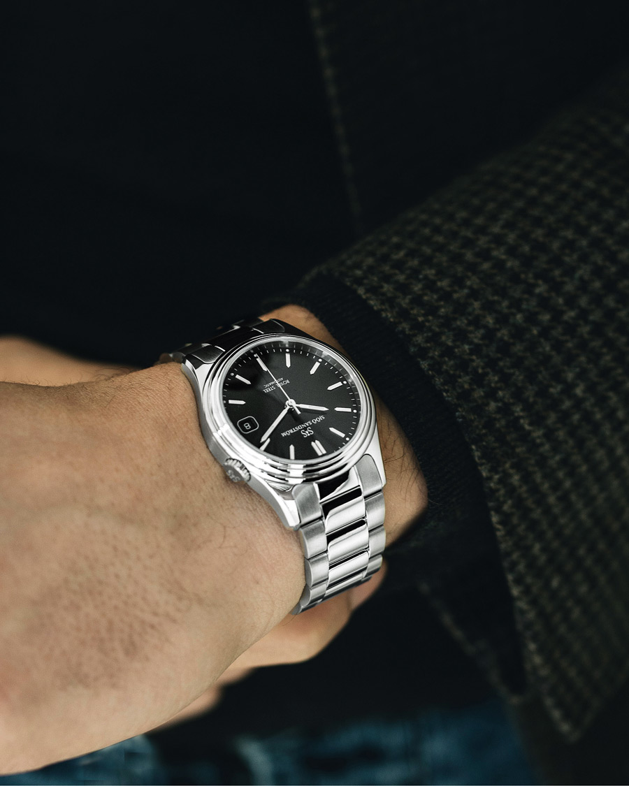 Men | Sjöö Sandström Royal Steel Classic 36mm Black with Steel | Sjöö Sandström | Royal Steel Classic 36mm Black with Steel