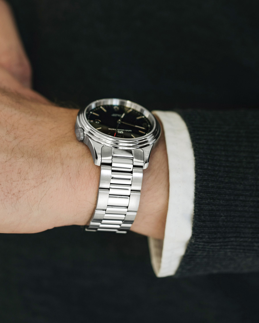 Men | Sjöö Sandström Royal Steel Classic 41mm Black and Steel | Sjöö Sandström | Royal Steel Classic 41mm Black and Steel