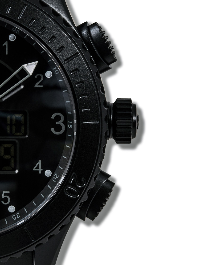Men | Sjöö Sandström UTC Skydiver 44,2mm Black Night and Black Rubber | Sjöö Sandström | UTC Skydiver 44,2mm Black Night and Black Rubber