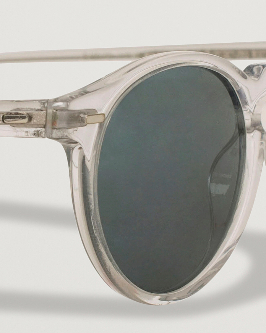 Men | Sunglasses | Oliver Peoples | Gregory Peck Sunglasses Crystal/Indigo Photochromic