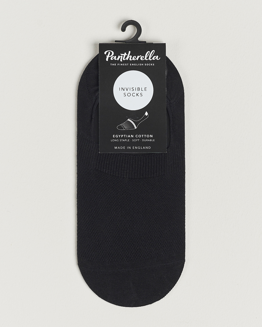 Men | Underwear & Socks | Pantherella | Footlet Cotton/Nylon Sock Black