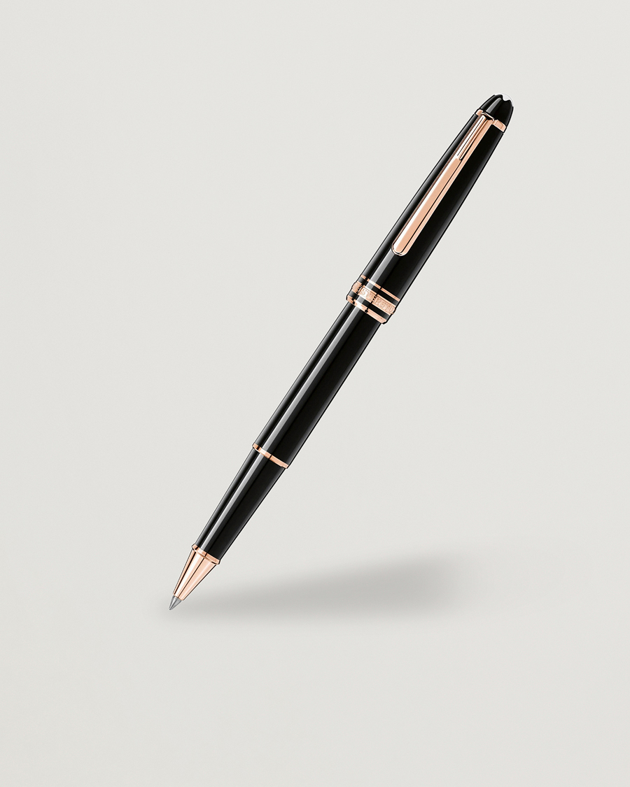 Men | Pens | Montblanc | 163 Classique Meisterstück Rollerball Pen Red Gold