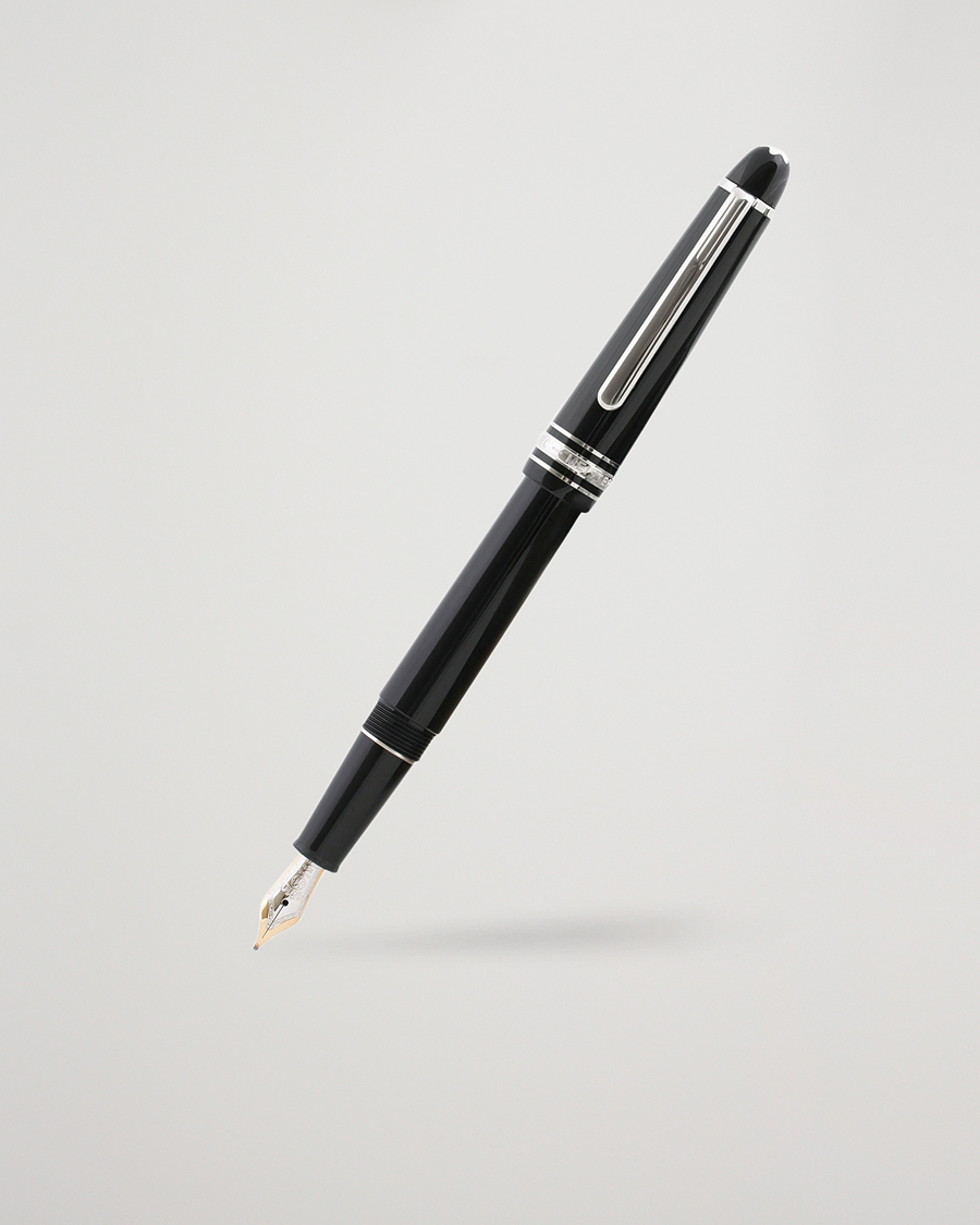 Men | Pens | Montblanc | 145 Meisterstück M Fountain Pen Platinum Line