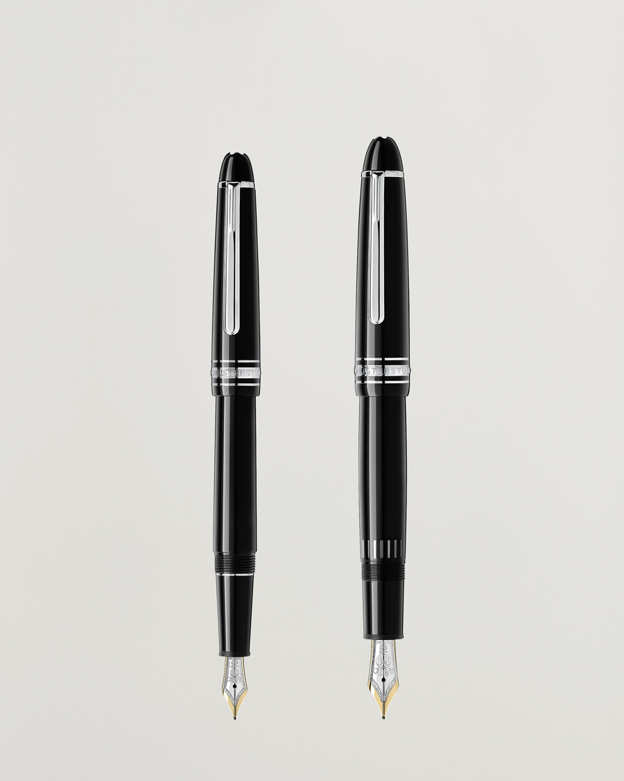 Men | Pens | Montblanc | 145 Classique Meisterstück F Fountain Pen Platinum Line