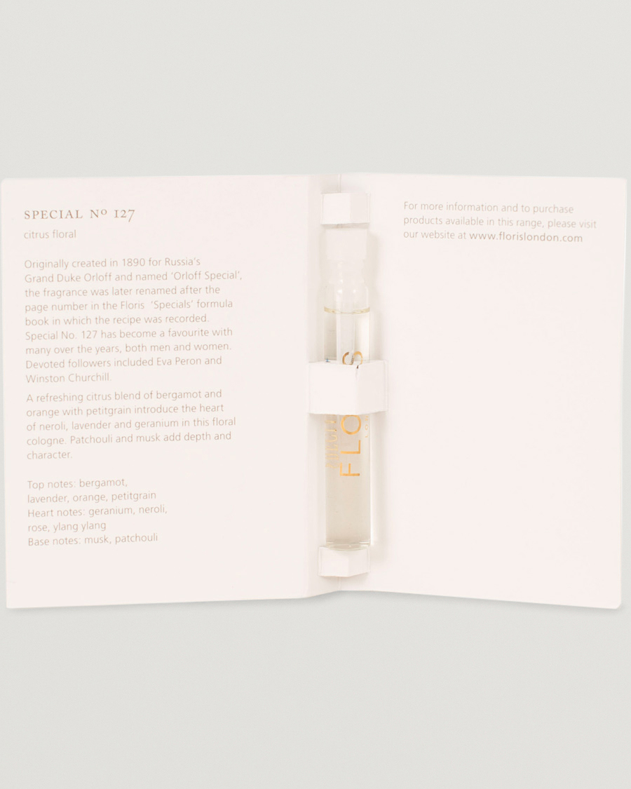 Men | | | Floris London Special No.127 Eau de Toilette 2ml Sample