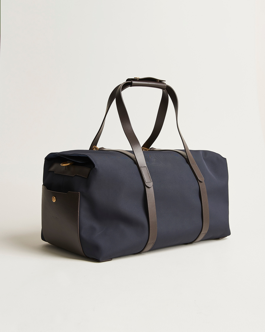 Men | Bags | Mismo | M/S Supply Weekendbag Navy/Dark Brown