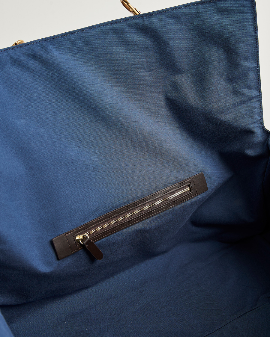Men | Bags | Mismo | M/S Supply Weekendbag Navy/Dark Brown