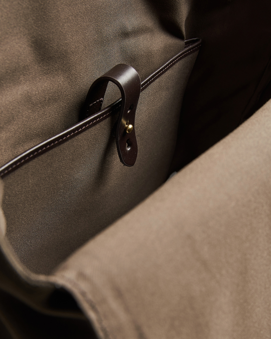 Men | Bags | Mismo | M/S Nylon Backpack Army/Dark Brown