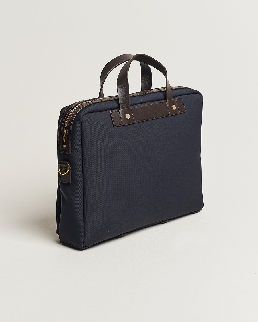 Men | Bags | Mismo | M/S Nylon Office Navy/Dark Brown