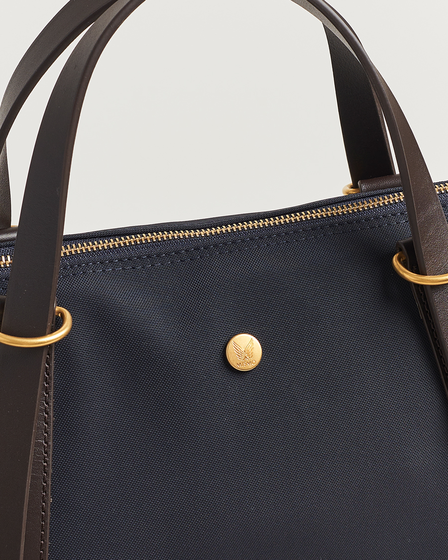 Men | Bags | Mismo | M/S Nylon Day Pack Navy/Dark Brown
