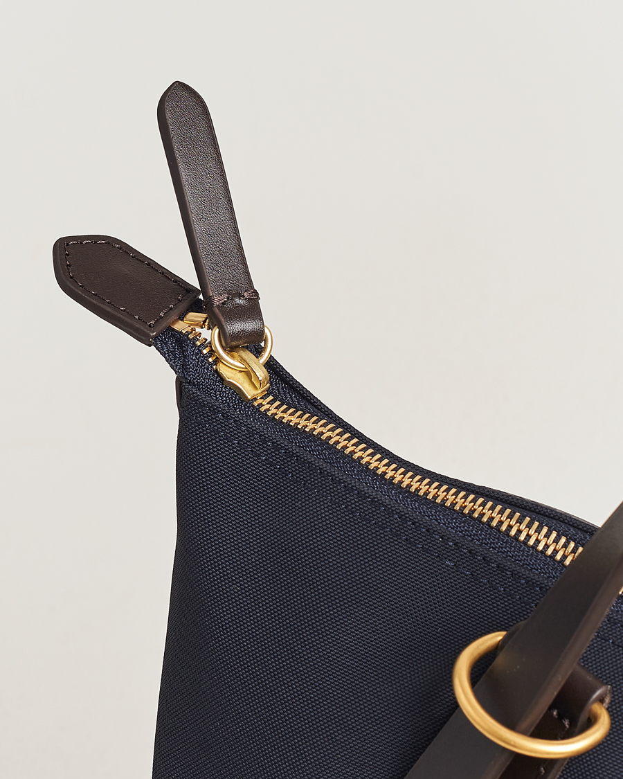 Men | Bags | Mismo | M/S Nylon Day Pack Navy/Dark Brown
