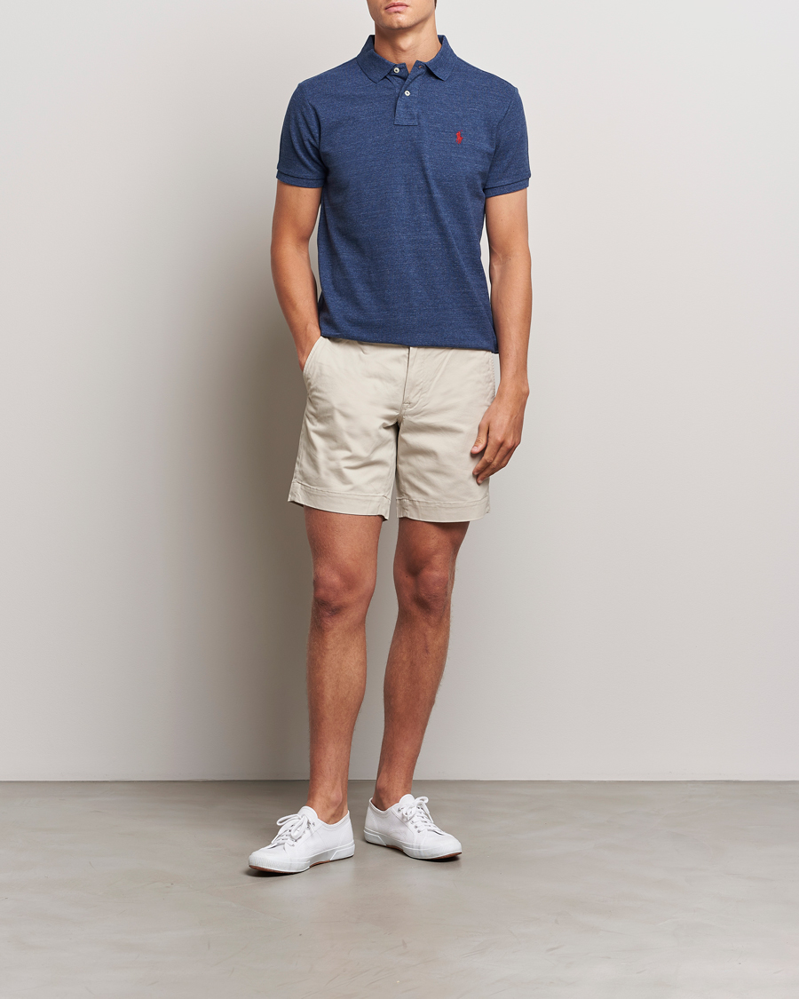 Men | Polo Shirts | Polo Ralph Lauren | Custom Slim Fit Polo Classic Royal Heather