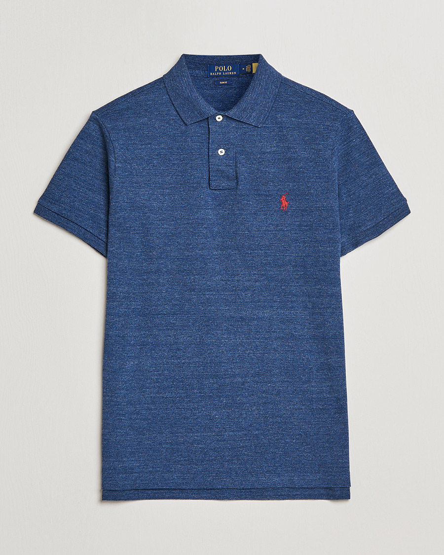 Men | Polo Shirts | Polo Ralph Lauren | Slim Fit Polo Classic Royal Heather