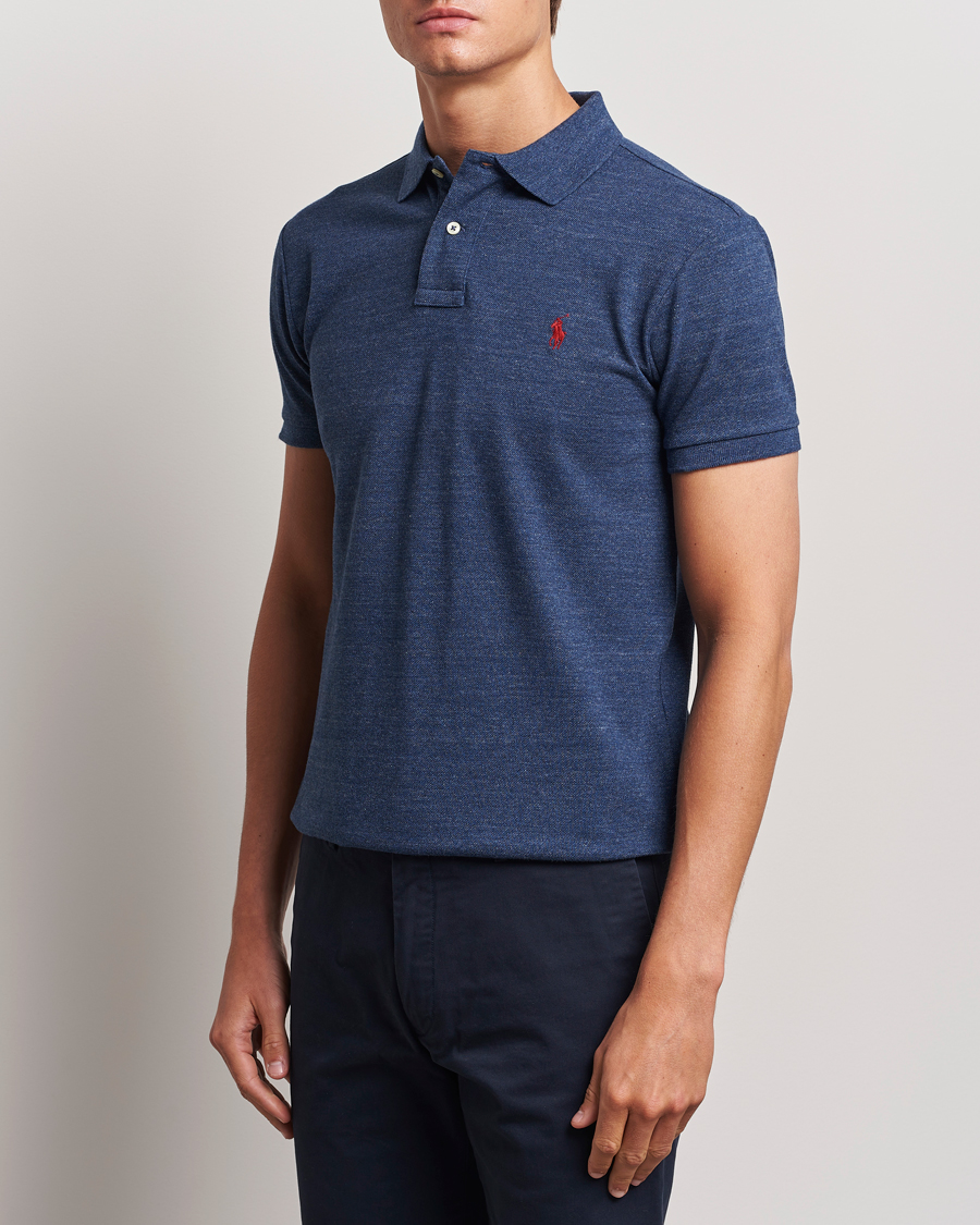 Men | Polo Shirts | Polo Ralph Lauren | Slim Fit Polo Classic Royal Heather