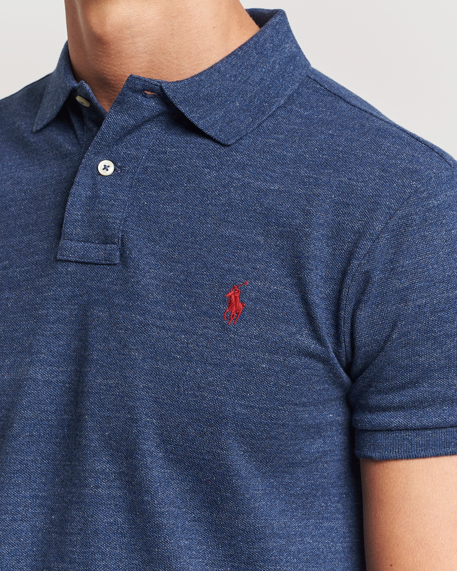 Men | Polo Shirts | Polo Ralph Lauren | Slim Fit Polo Classic Royal Heather