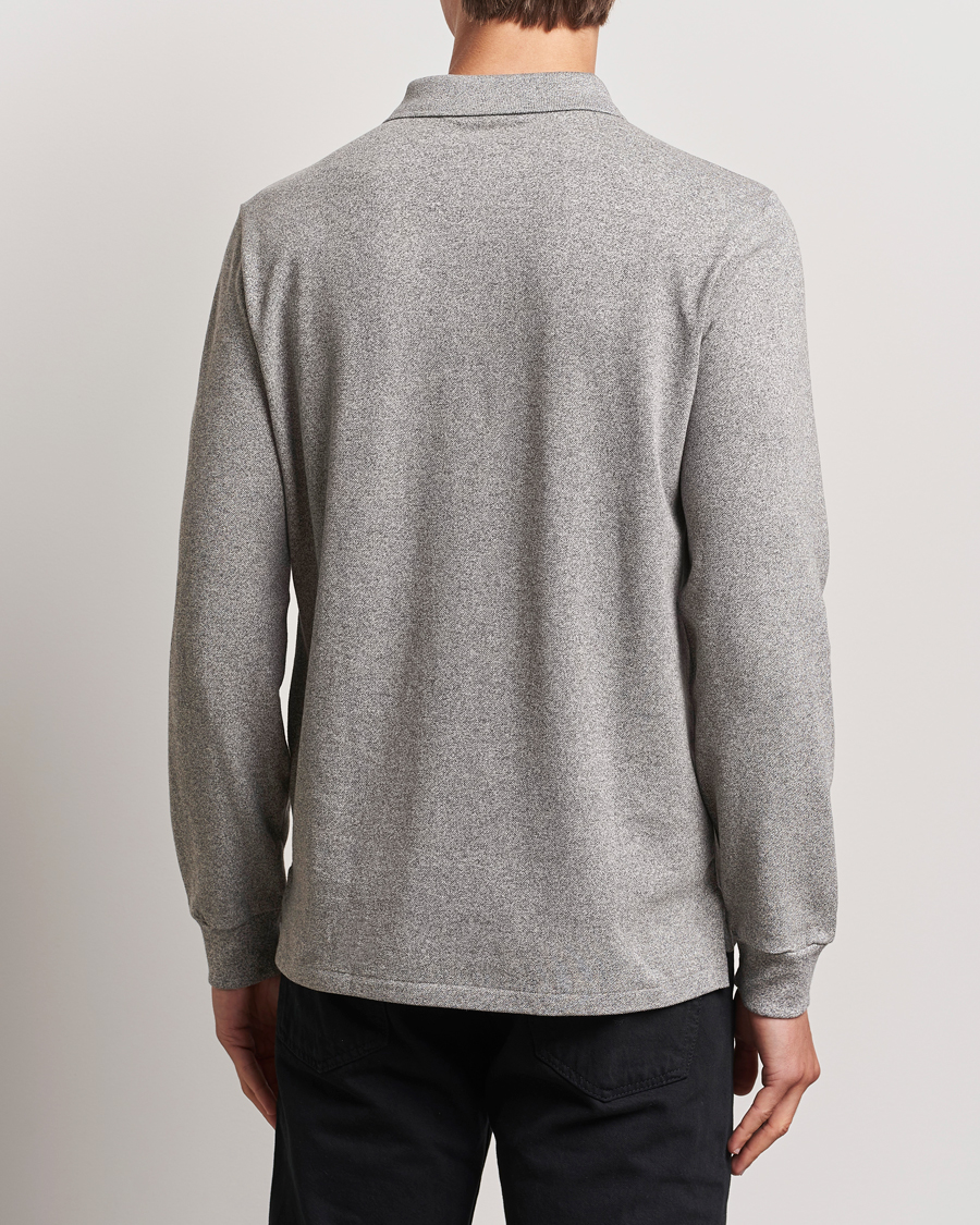 Men | Polo Shirts | Polo Ralph Lauren | Custom Slim Fit Long Sleeve Polo Canterbury Heather