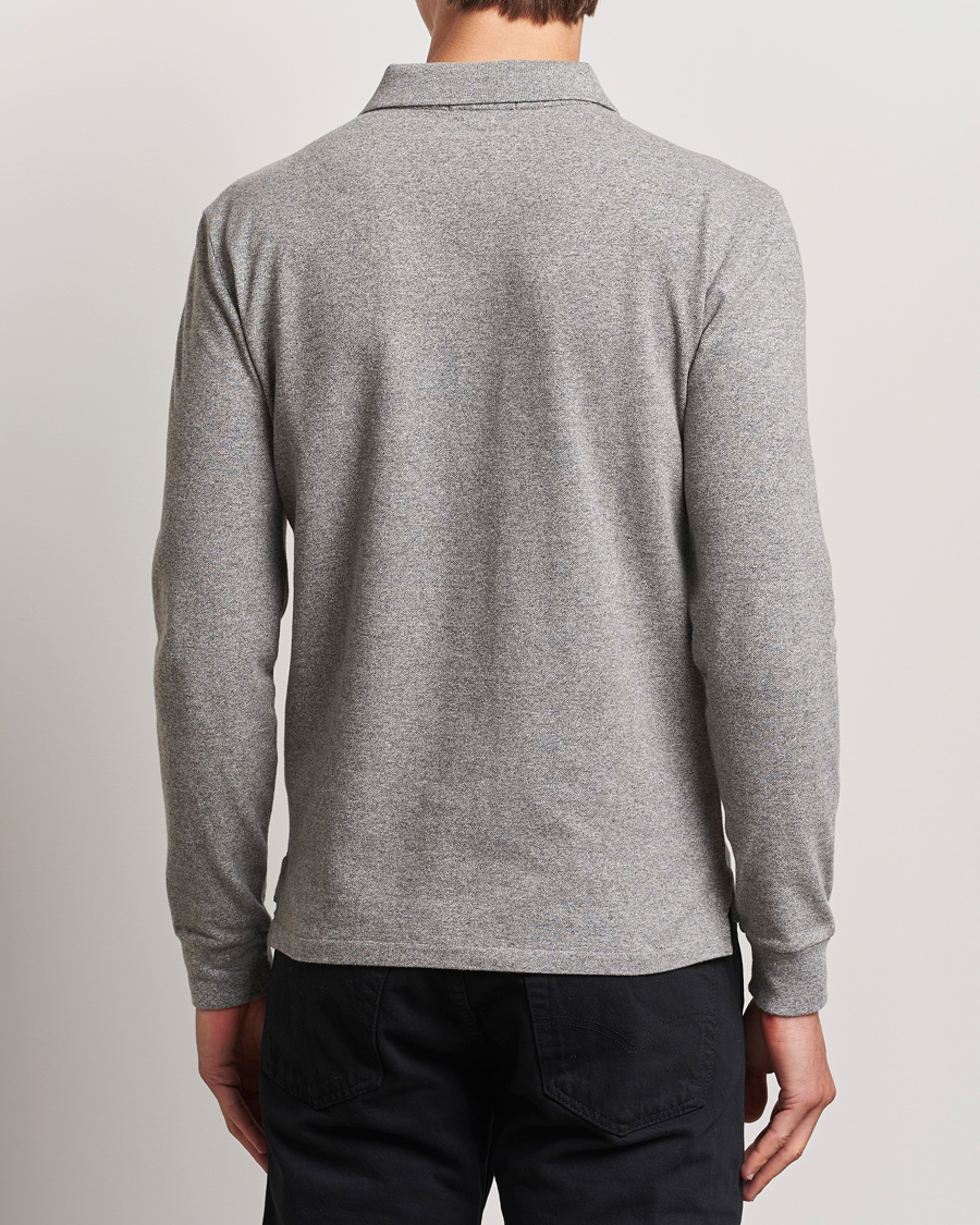 Men | Polo Shirts | Polo Ralph Lauren | Slim Fit Long Sleeve Polo Canterbury Heather