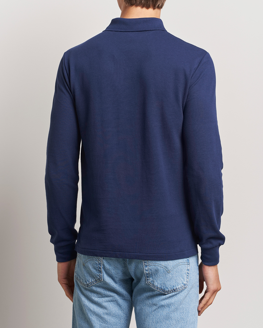 Men | Polo Shirts | Polo Ralph Lauren | Slim Fit Long Sleeve Polo Newport Navy
