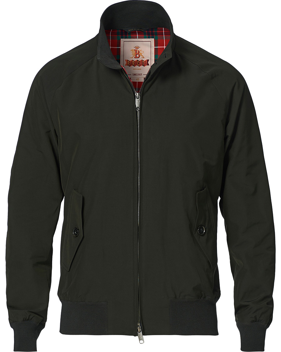 Men | Coats & Jackets | Baracuta | G9 Original Harrington Jacket Faded Black
