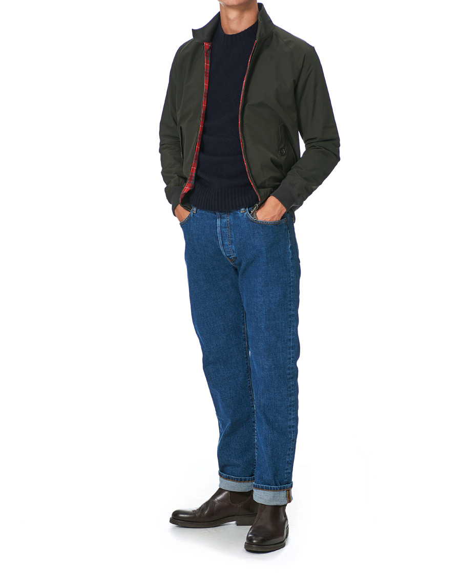 Men | Coats & Jackets | Baracuta | G9 Original Harrington Jacket Faded Black