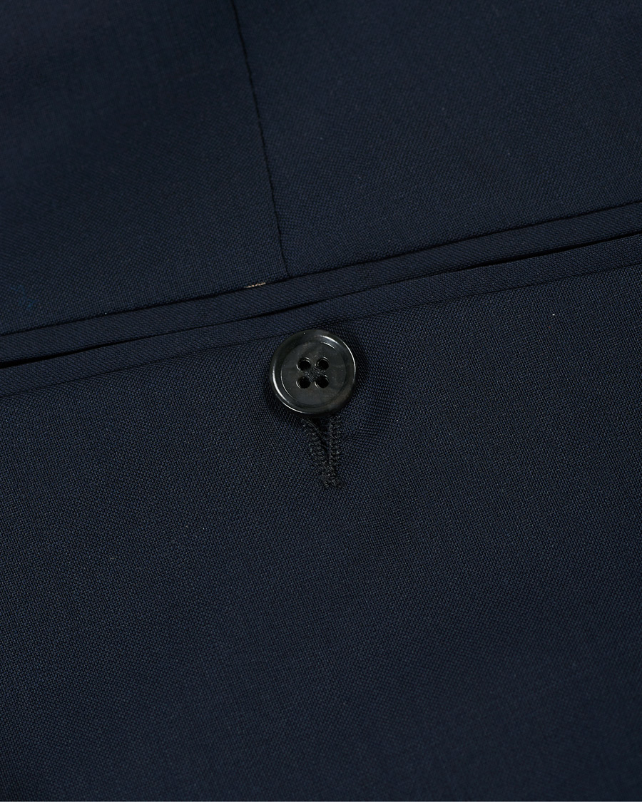 Men | Trousers | J.Lindeberg | Paulie Comfort Wool Trousers Navy