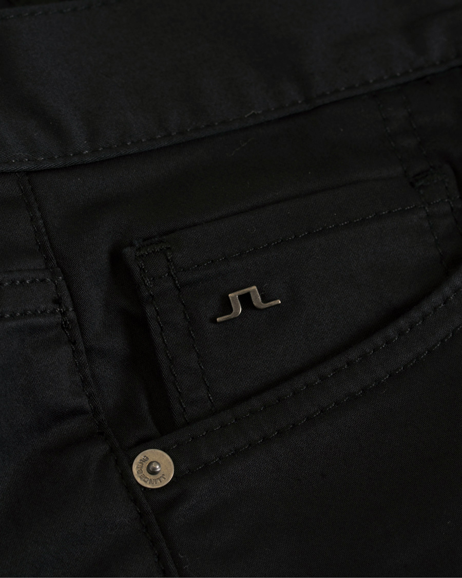 Men | Jeans | J.Lindeberg | Jay Satin Stretch Jeans Black