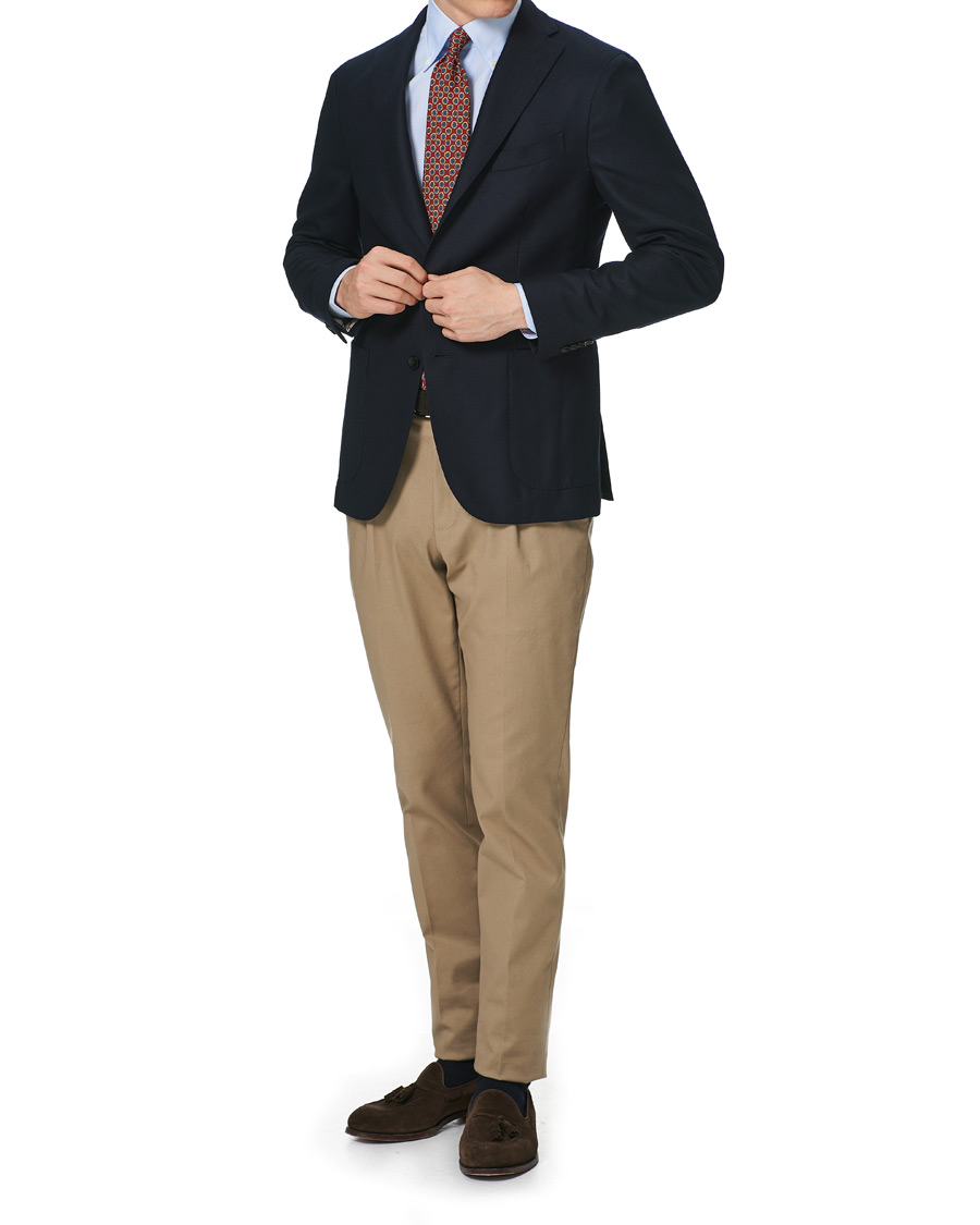 Men | Shirts | Stenströms | Slimline Button Down Shirt Light Blue