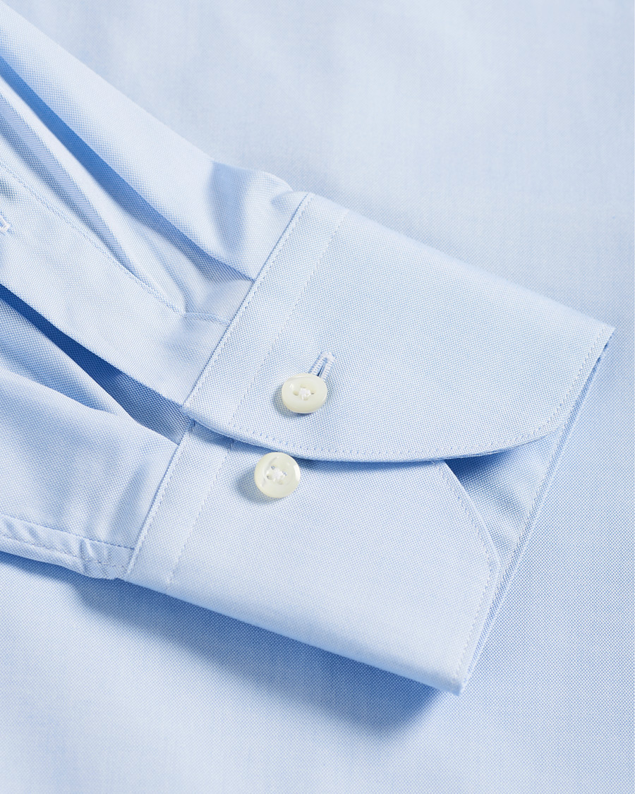 Men | Shirts | Stenströms | Slimline Button Down Shirt Light Blue