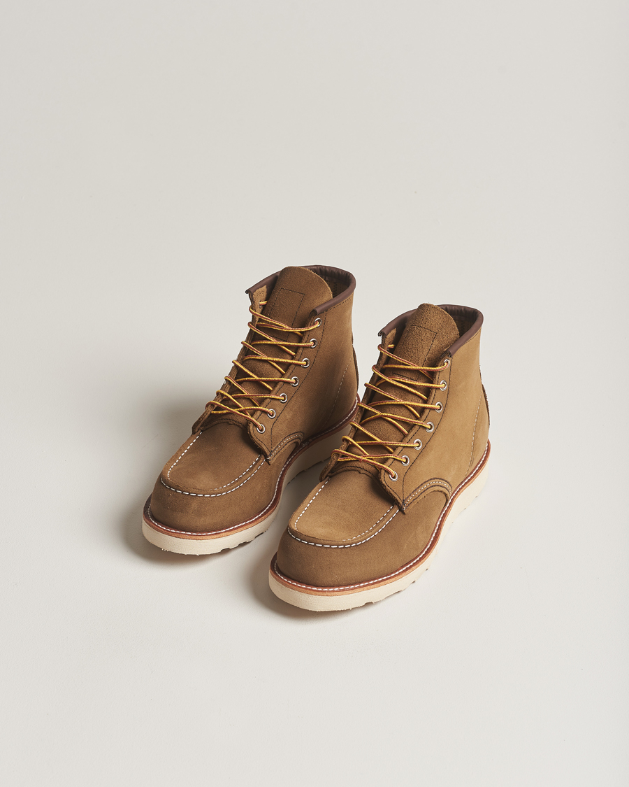Men | Boots | Red Wing Shoes | Moc Toe Boot Olive Mohave