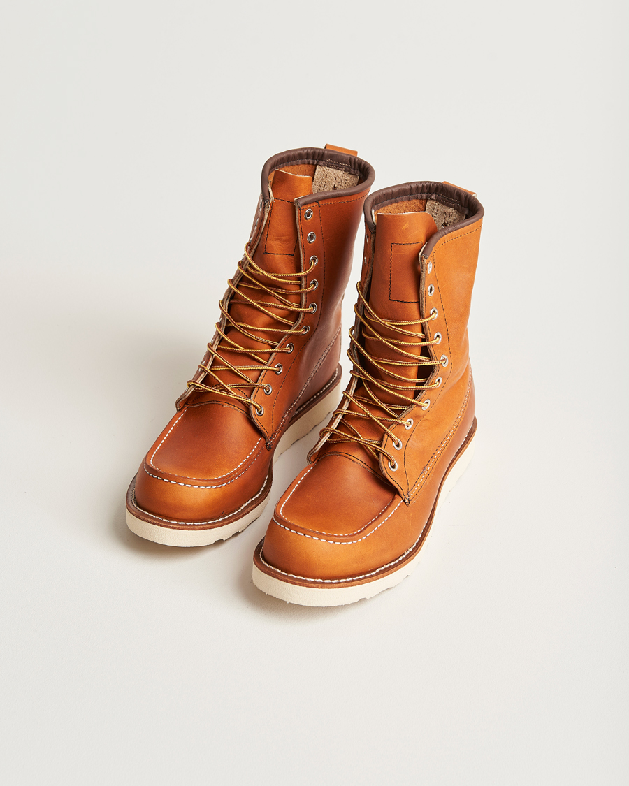 Men | Boots | Red Wing Shoes | Moc Toe High Boot Oro Legacy Leather