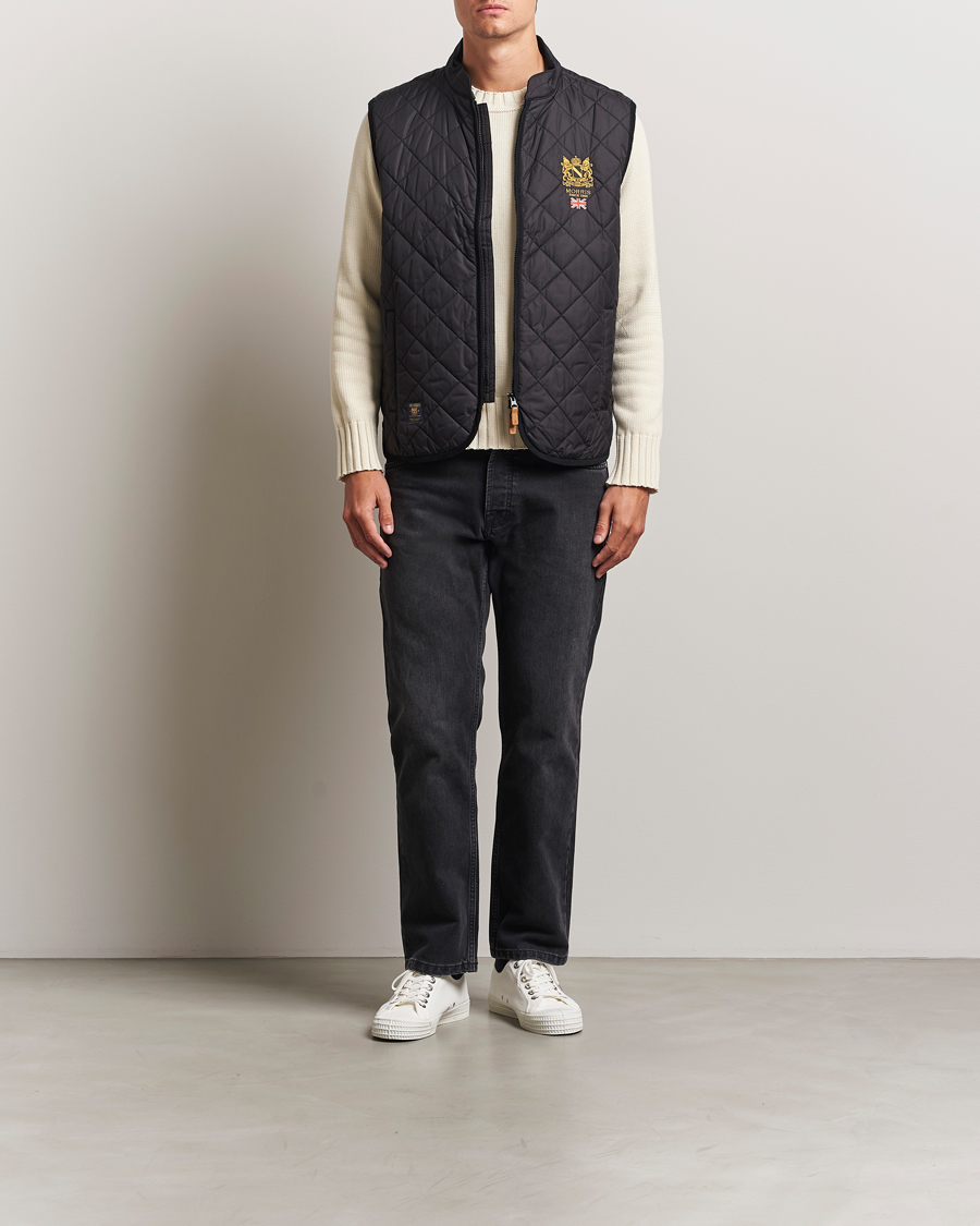 Men | Gilets | Morris | Trenton Quilted Vest Black