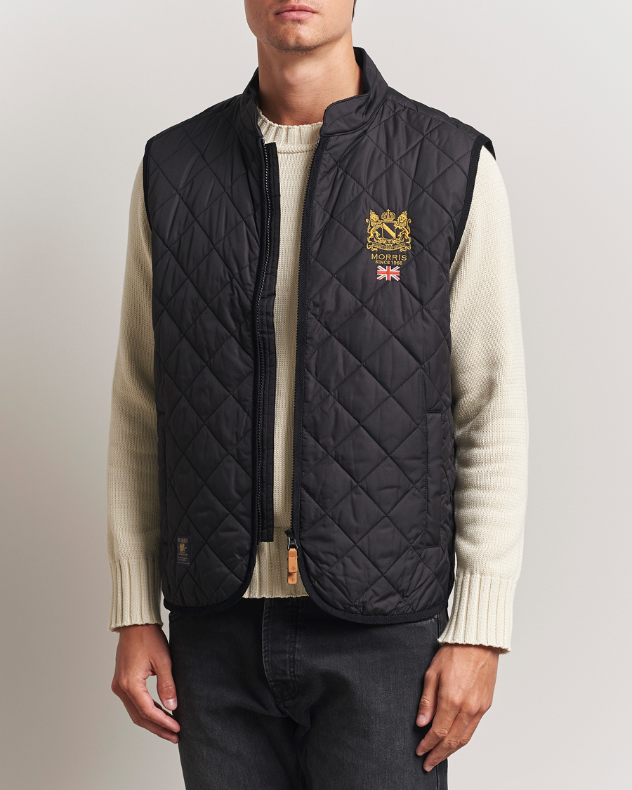 Men | Gilets | Morris | Trenton Quilted Vest Black
