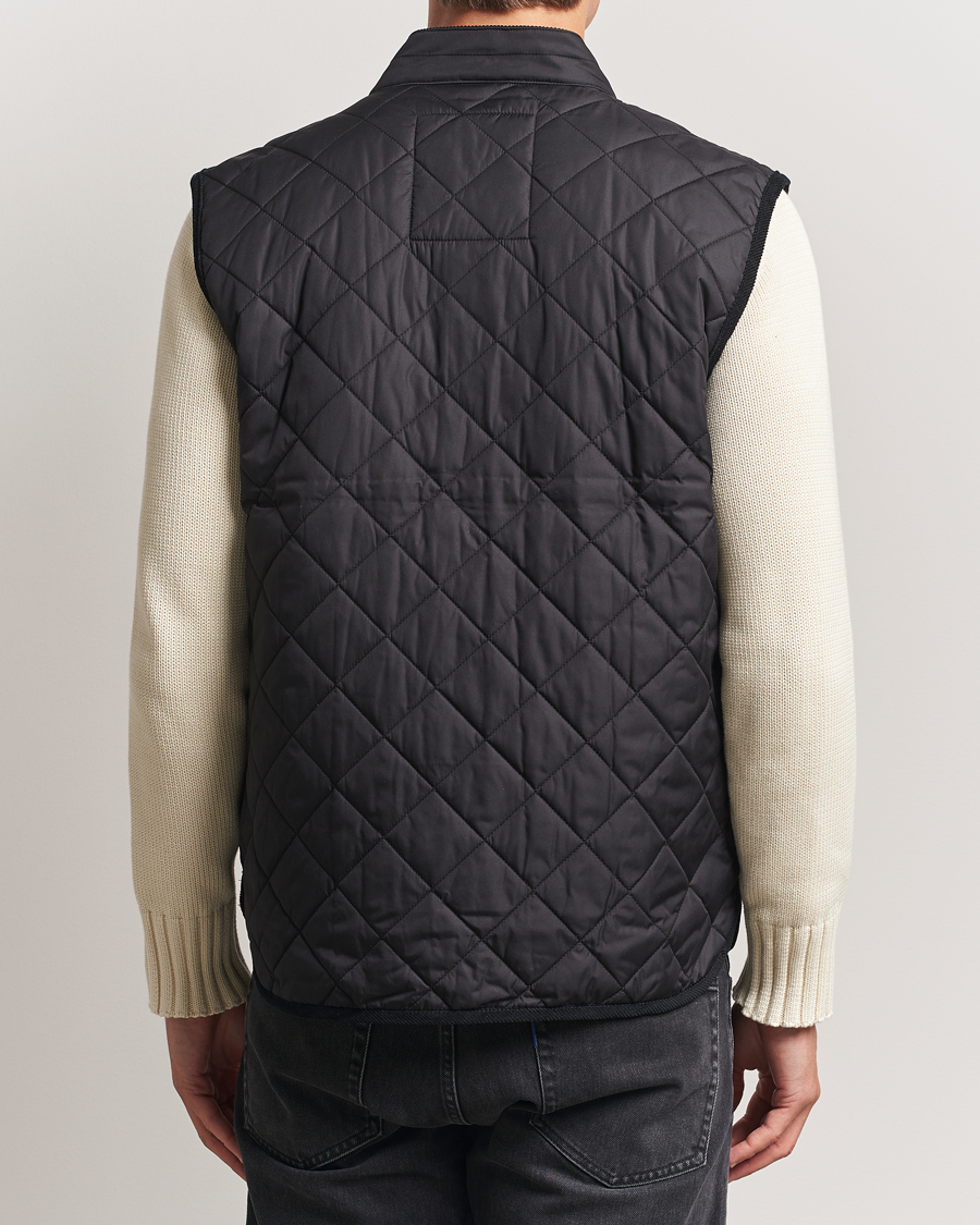 Men | Gilets | Morris | Trenton Quilted Vest Black