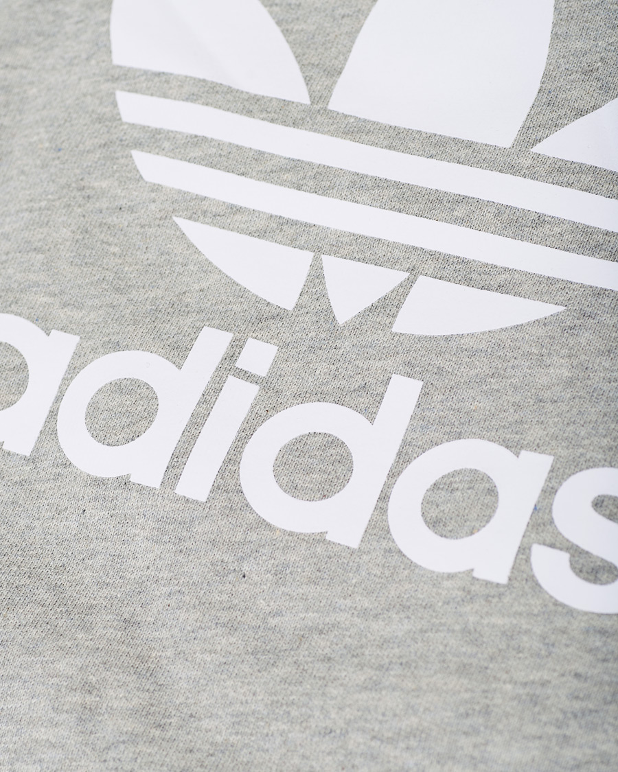 Men | Sweaters & Knitwear | adidas Originals | Trefoil Crew Neck Sweatshirt Grey Melange