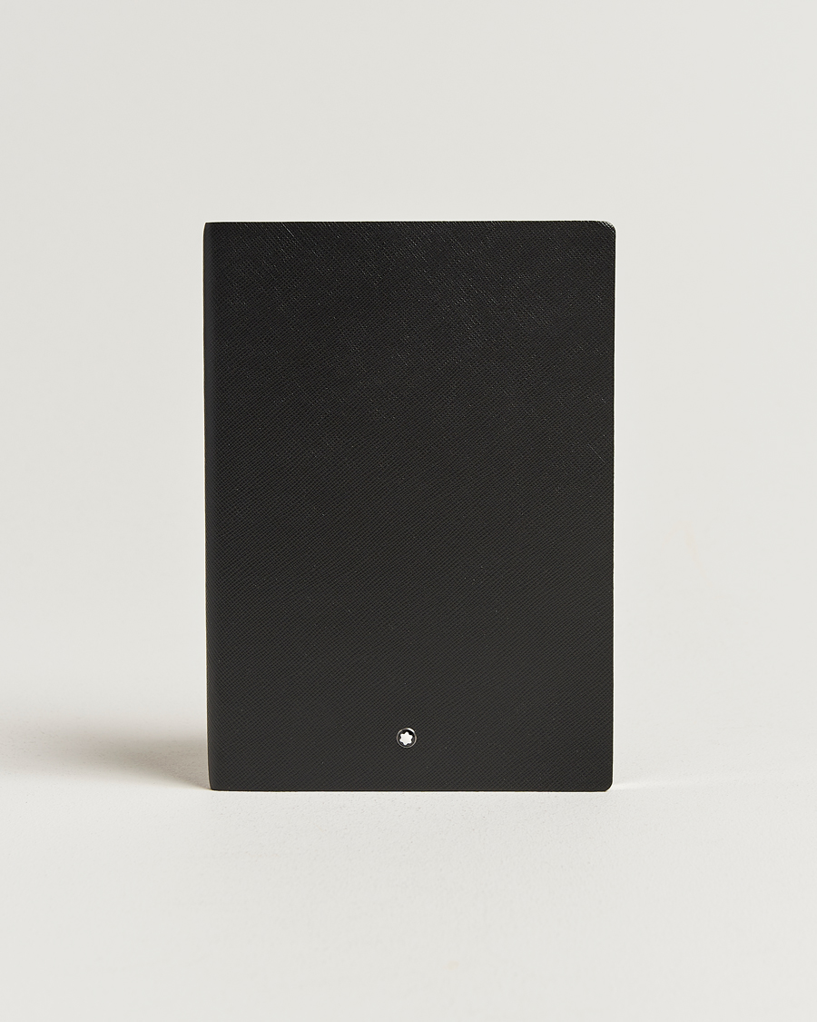 Montblanc 146 Fine Stationery Blank Notebook Black at CareOfCarl.com