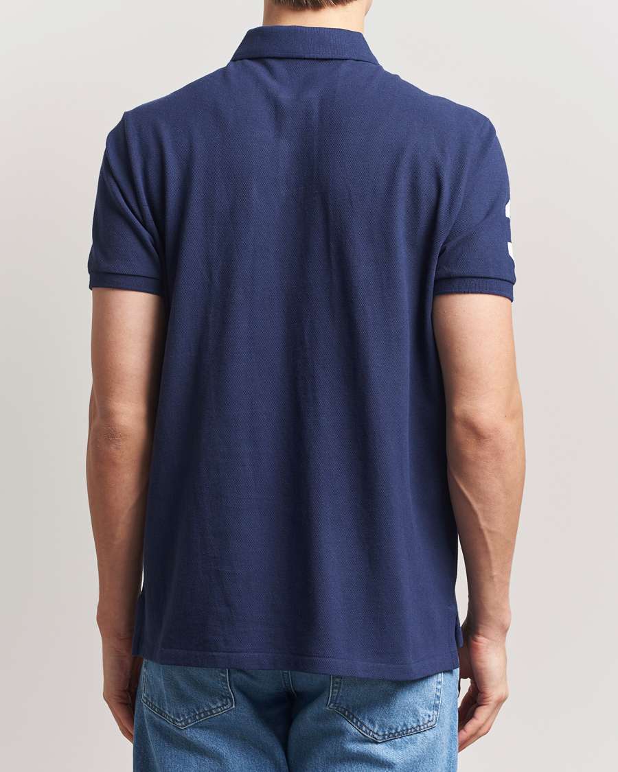 Men | Polo Shirts | Polo Ralph Lauren | Custom Fit Big Pony Polo Newport Navy