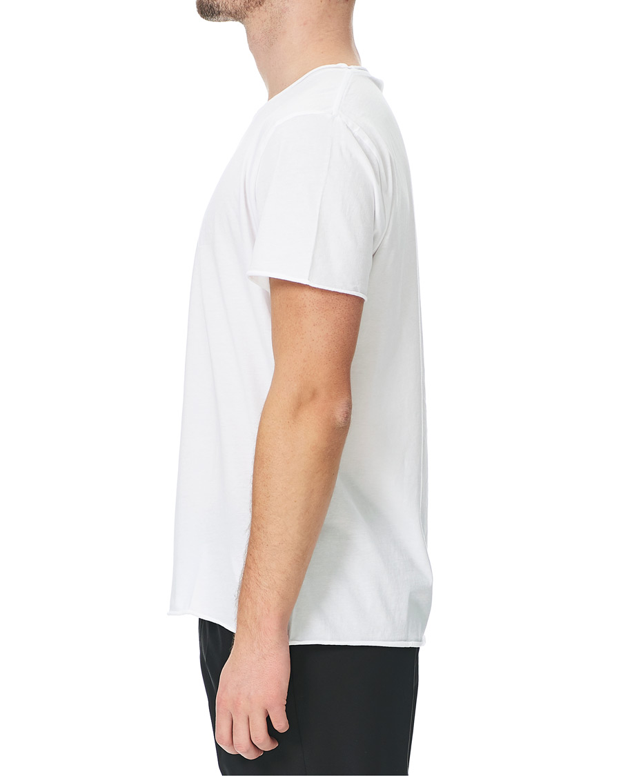 Men | T-Shirts | Filippa K | Roll Neck Crew Neck Tee White