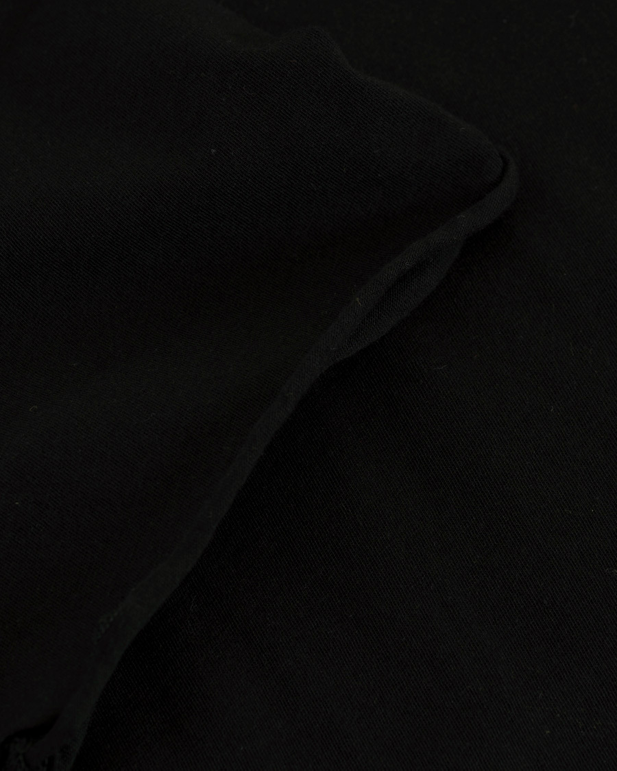 Men | T-Shirts | Filippa K | Roll Neck Crew Neck Tee Black