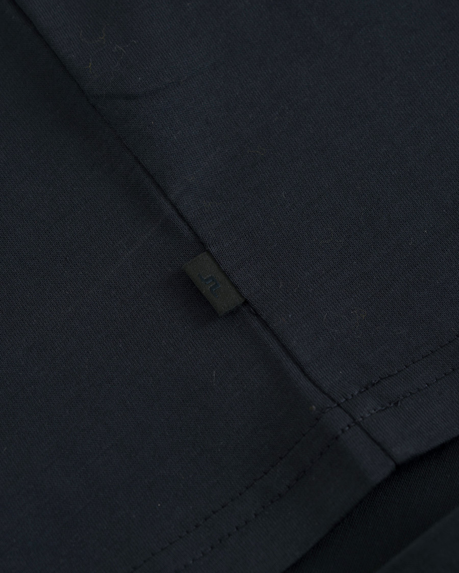 Men | T-Shirts | J.Lindeberg | Silo Fine Cotton Crew Neck Tee Navy