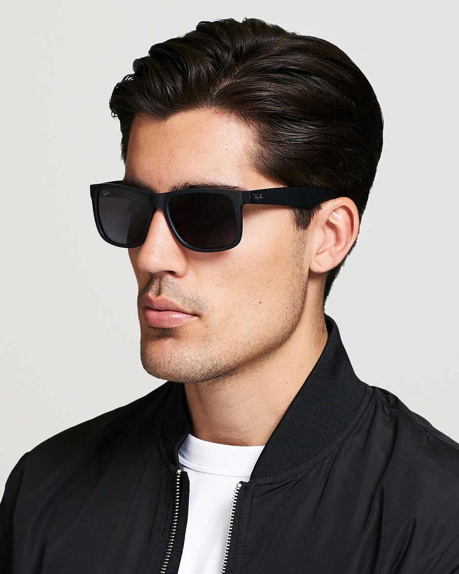 Men | Sunglasses | Ray-Ban | 0RB4165 Justin Sunglasses Matte Black