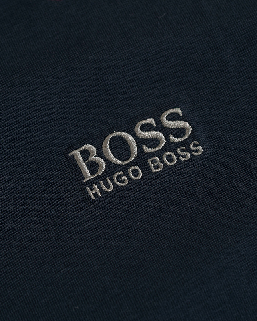 Men | Sweaters & Knitwear | BOSS BLACK | BOSS Loungewear Full Zip Hoodie Navy