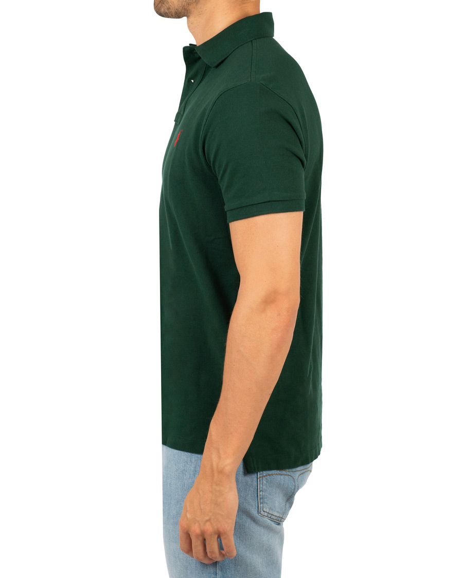 Men | Polo Shirts | Polo Ralph Lauren | Custom Slim Fit Polo College Green