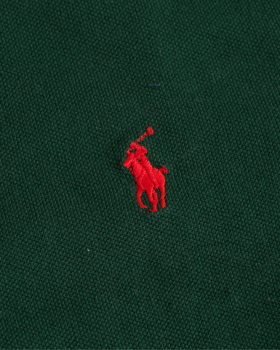 Men | Polo Shirts | Polo Ralph Lauren | Custom Slim Fit Polo College Green