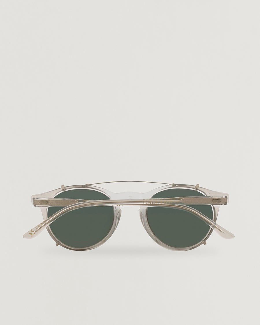 Men | Sunglasses | TBD Eyewear | Pleat Clip On Sunglasses Transparent