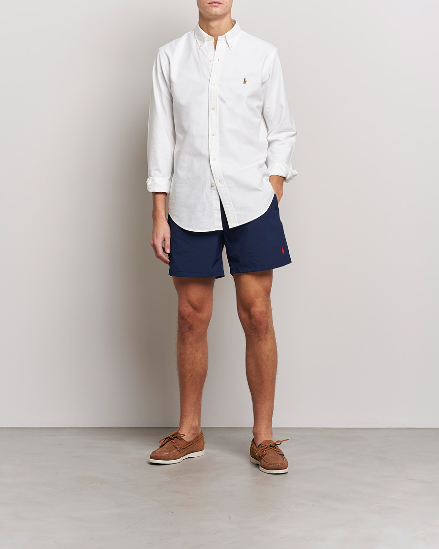 Men | Swimwear | Polo Ralph Lauren | Traveler Boxer Swimshorts Newport Navy
