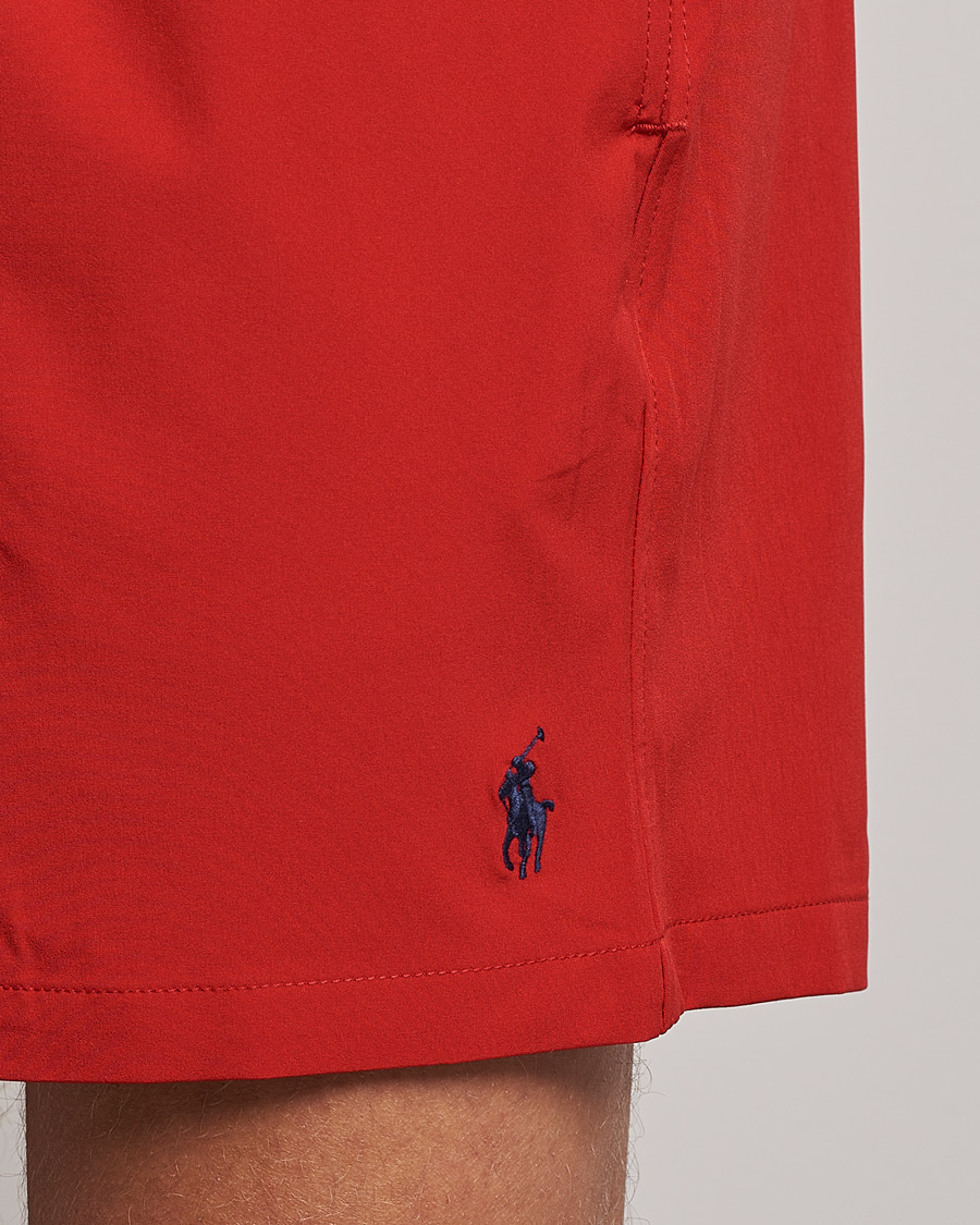 Men | Swimwear | Polo Ralph Lauren | Traveler Boxer Swim Shorts RL Red