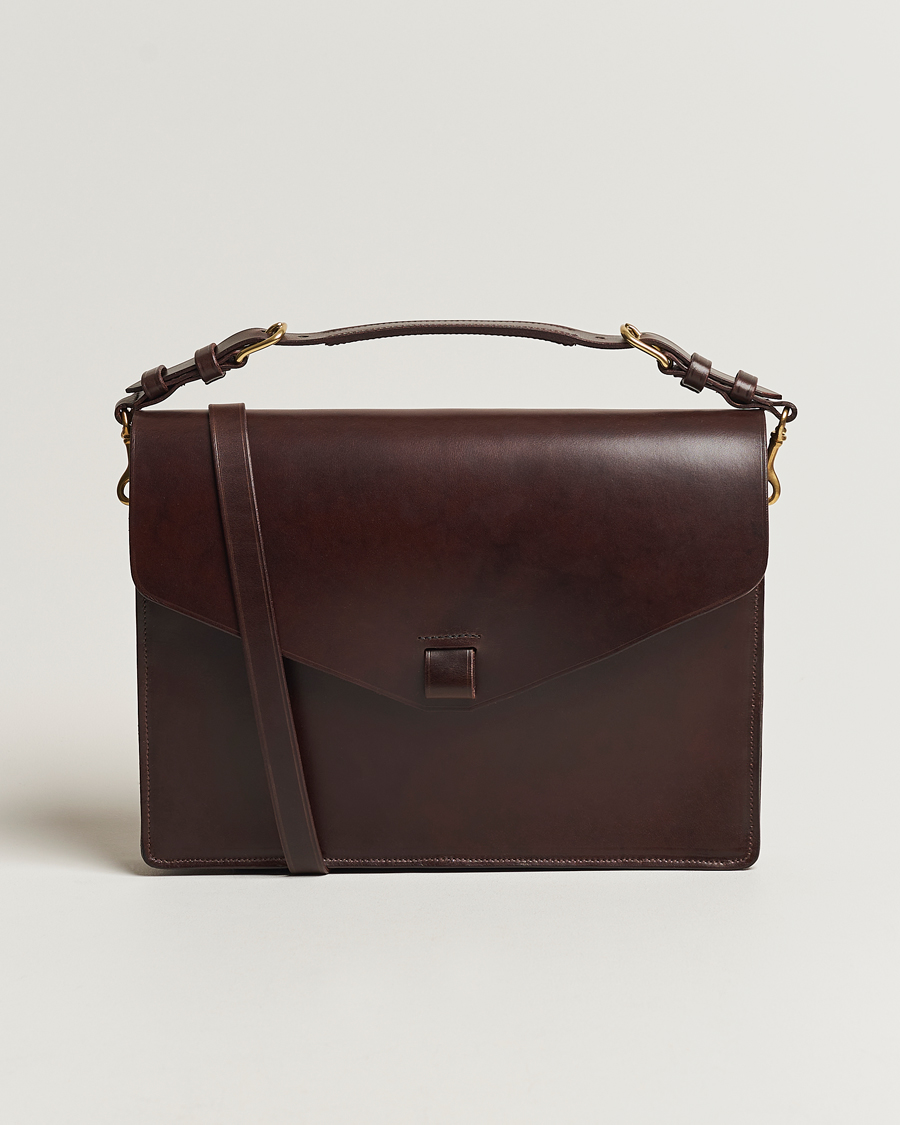 Men | Bags | Tärnsjö Garveri | Messenger Bag 3-In-1 Dark Brown