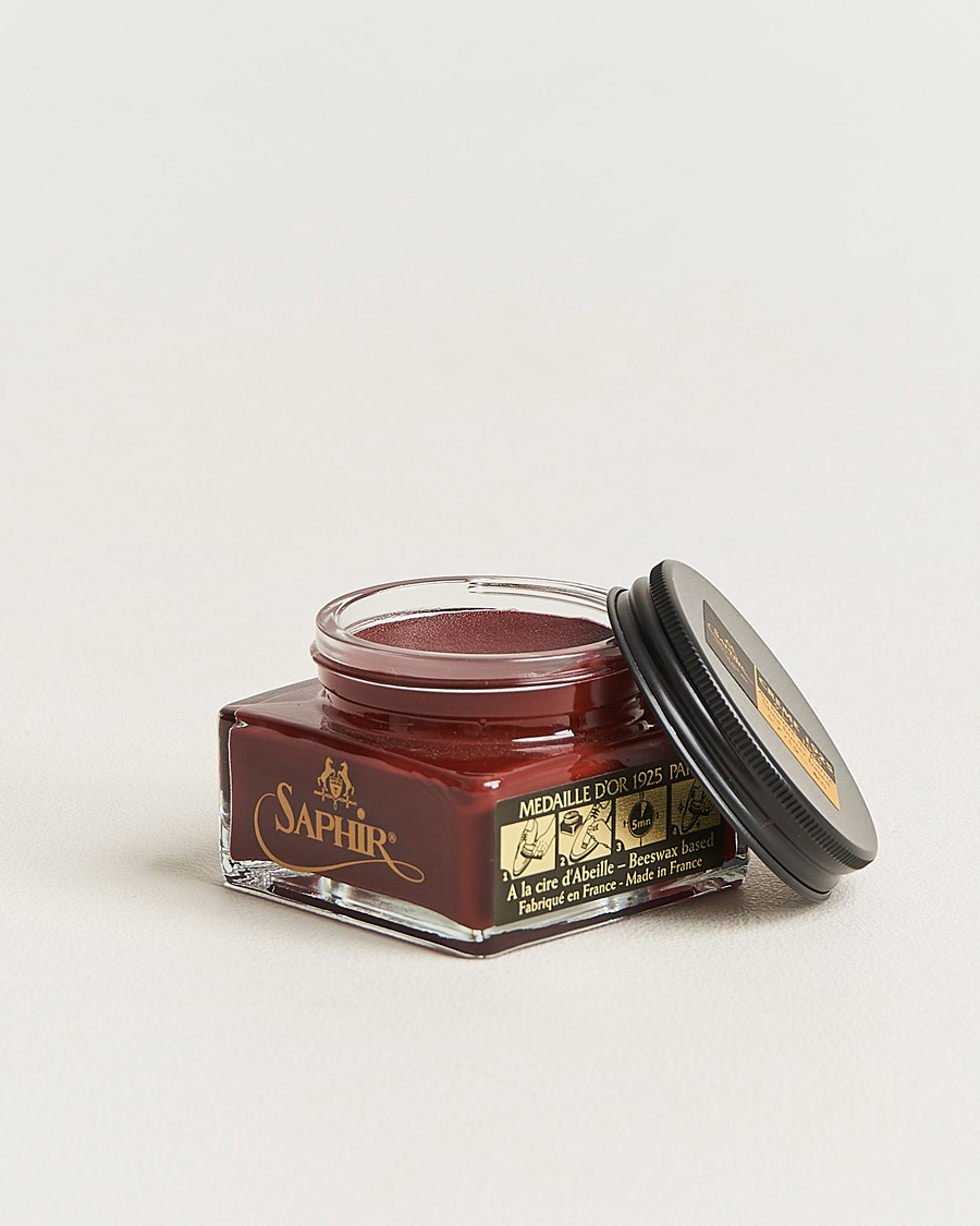 Men | Shoe Care | Saphir Medaille d'Or | Creme Pommadier 1925 75 ml Mahogany